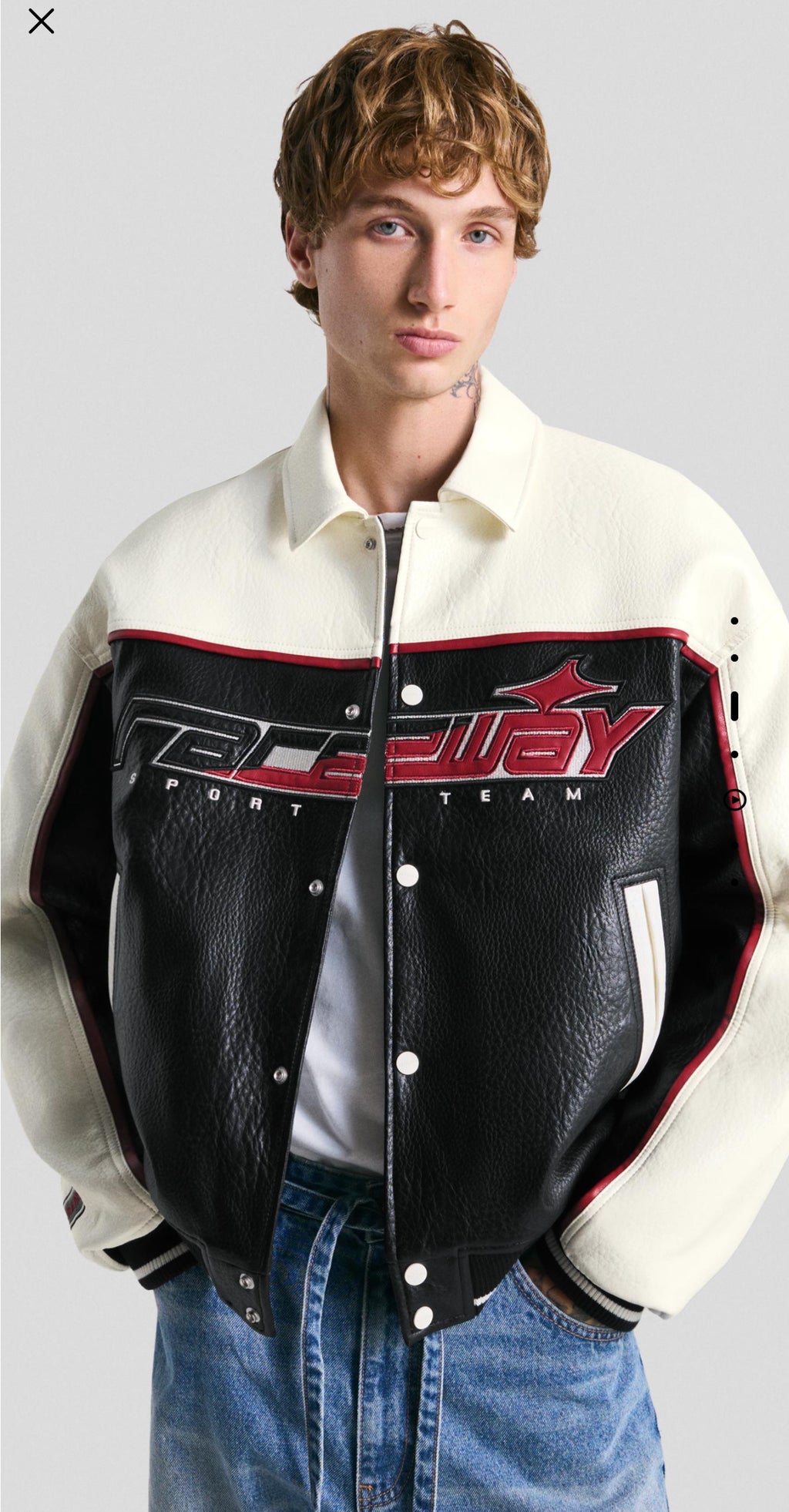 Bershka leather jacket