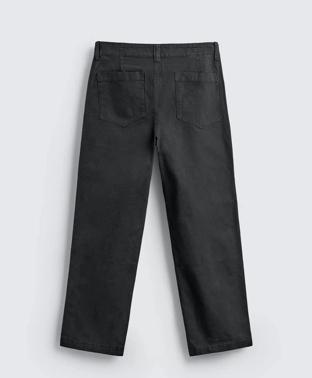 ZARA WASHED STRAIGHT-LEG TROUSERS