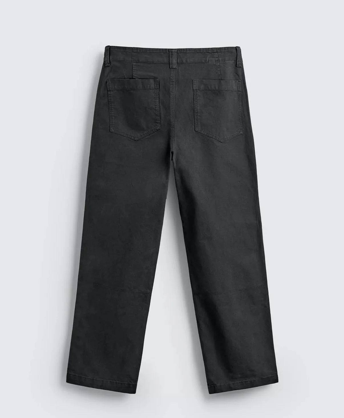 ZARA WASHED STRAIGHT-LEG TROUSERS