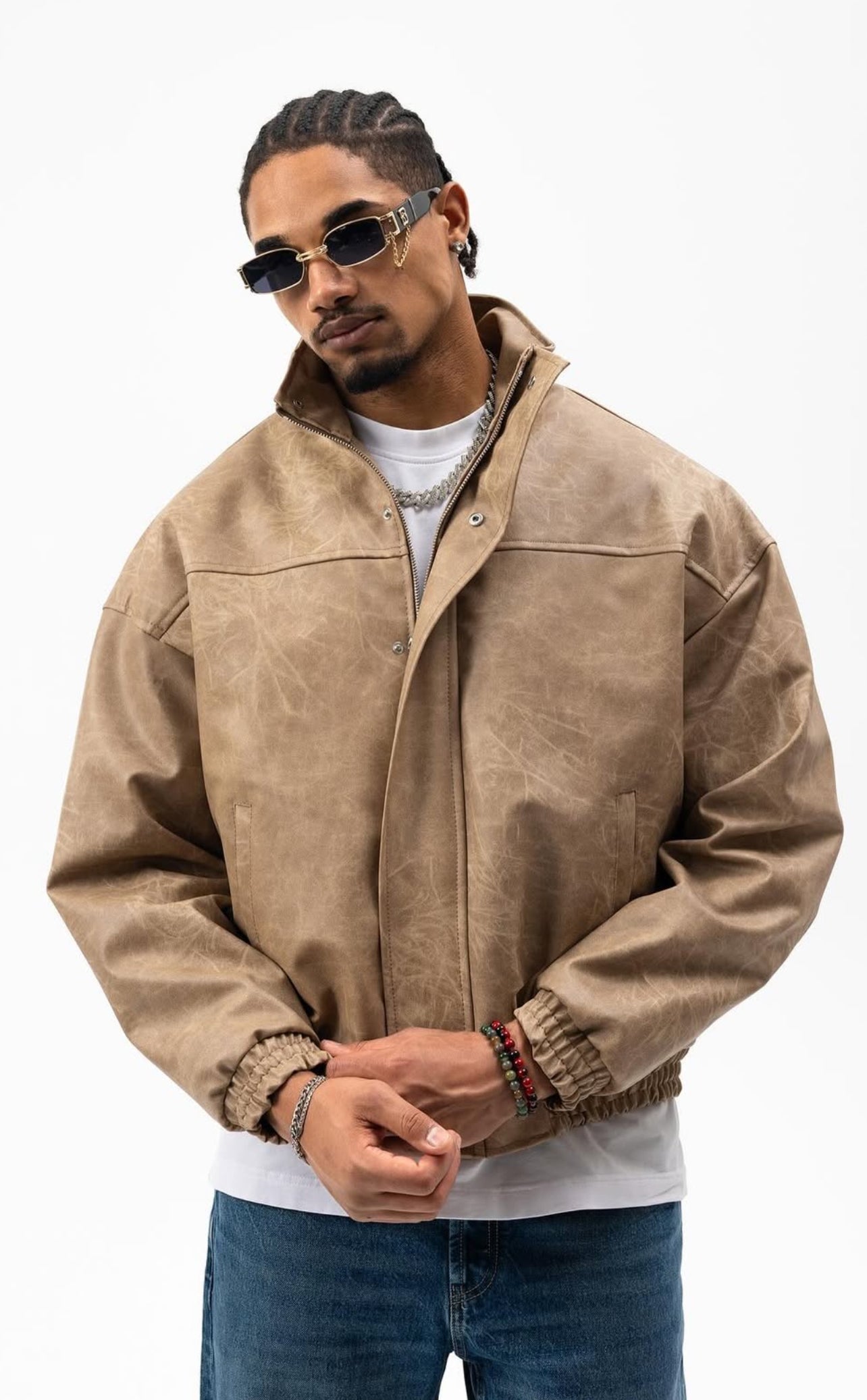 Gravion leather jacket