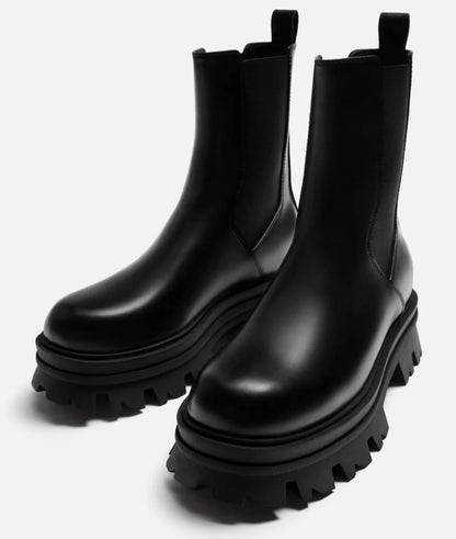 Zara chunky boots