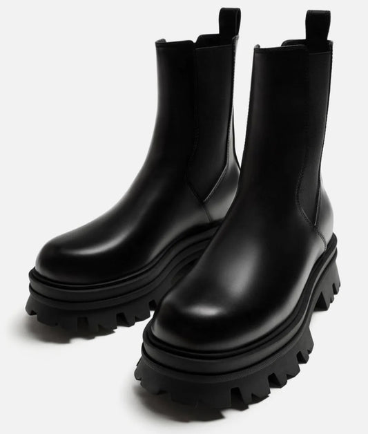 Zara chunky boots