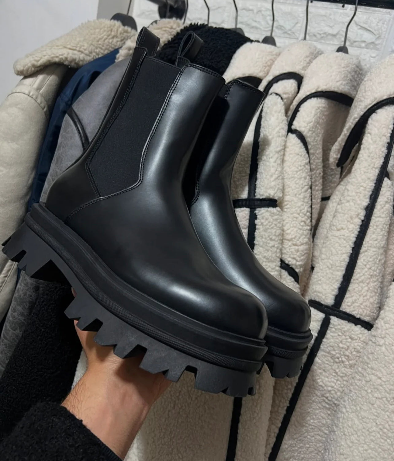 Zara chunky boots