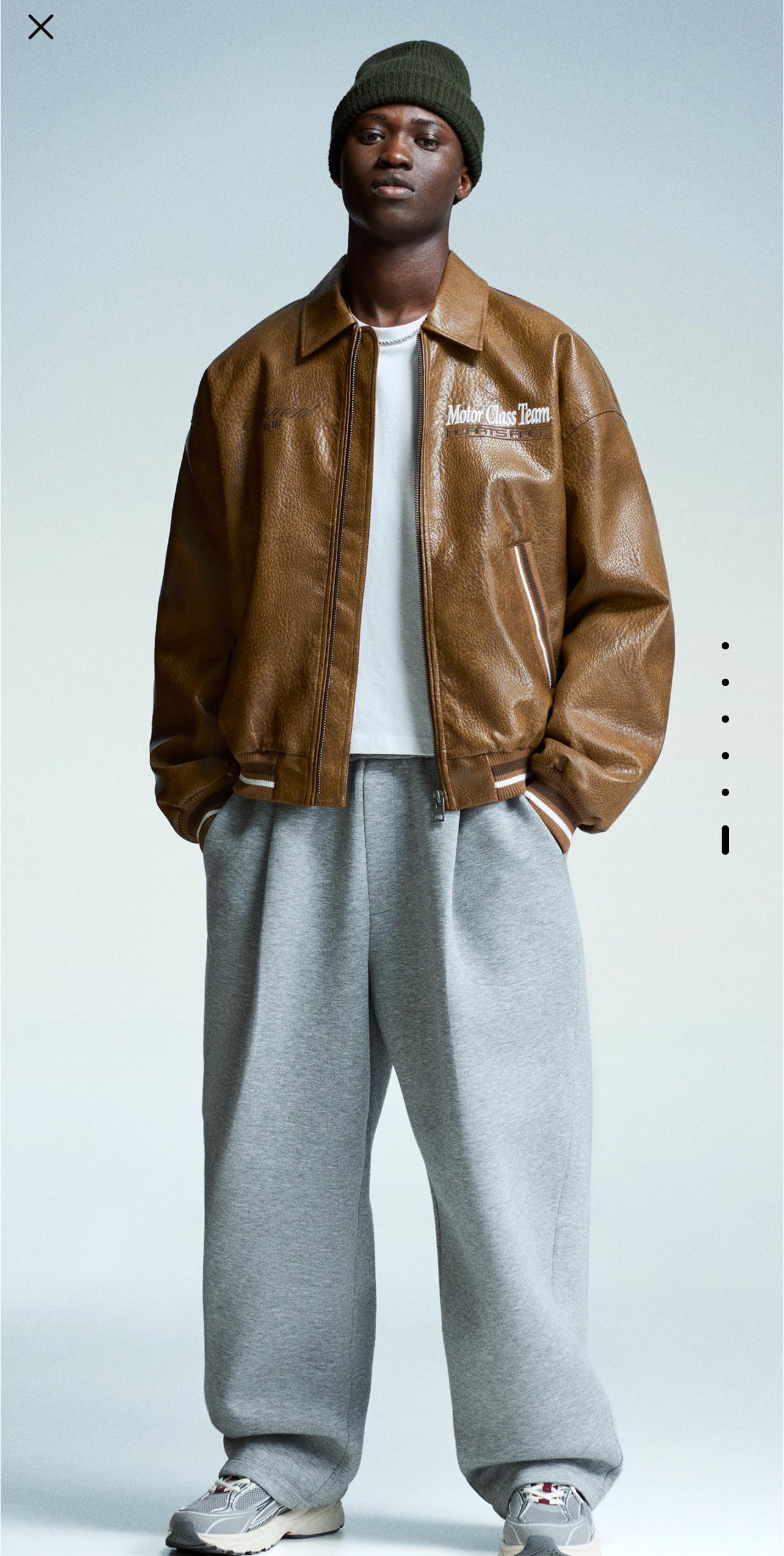 Bershka leather jacket