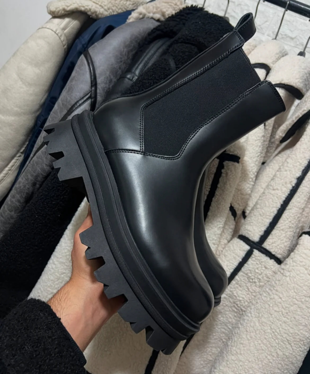 Zara chunky boots