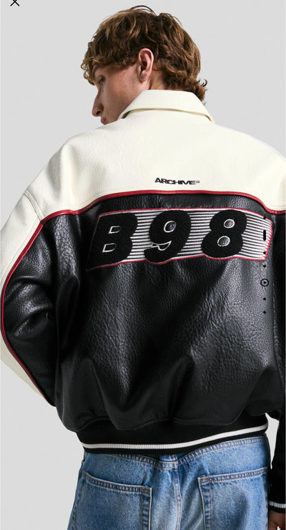 Bershka leather jacket