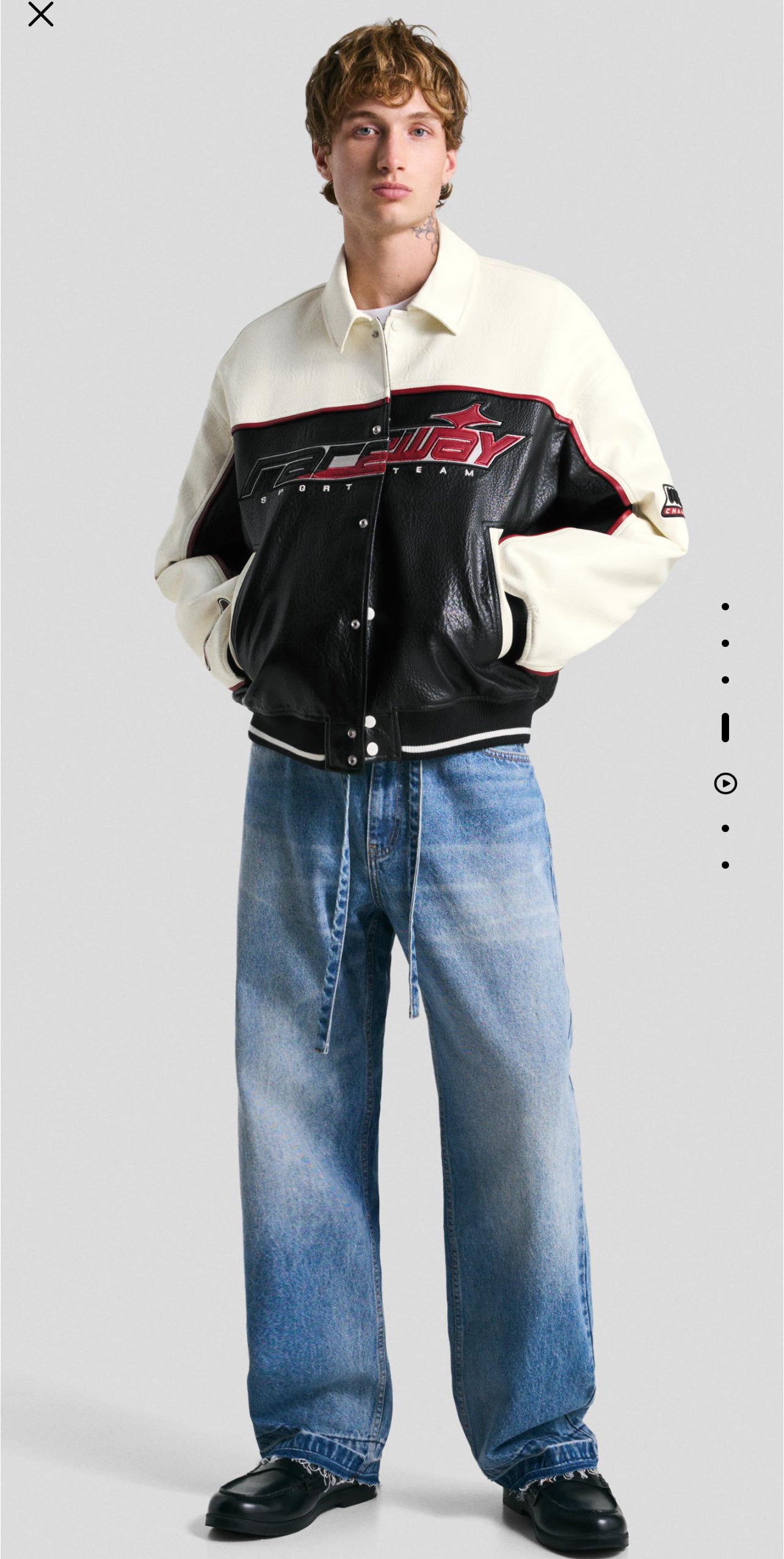 Bershka leather jacket