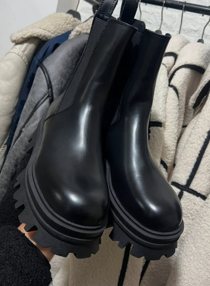 Zara chunky boots