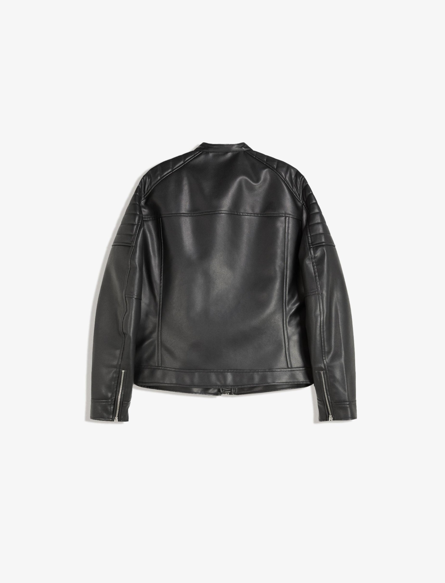 Bershka leather jacket