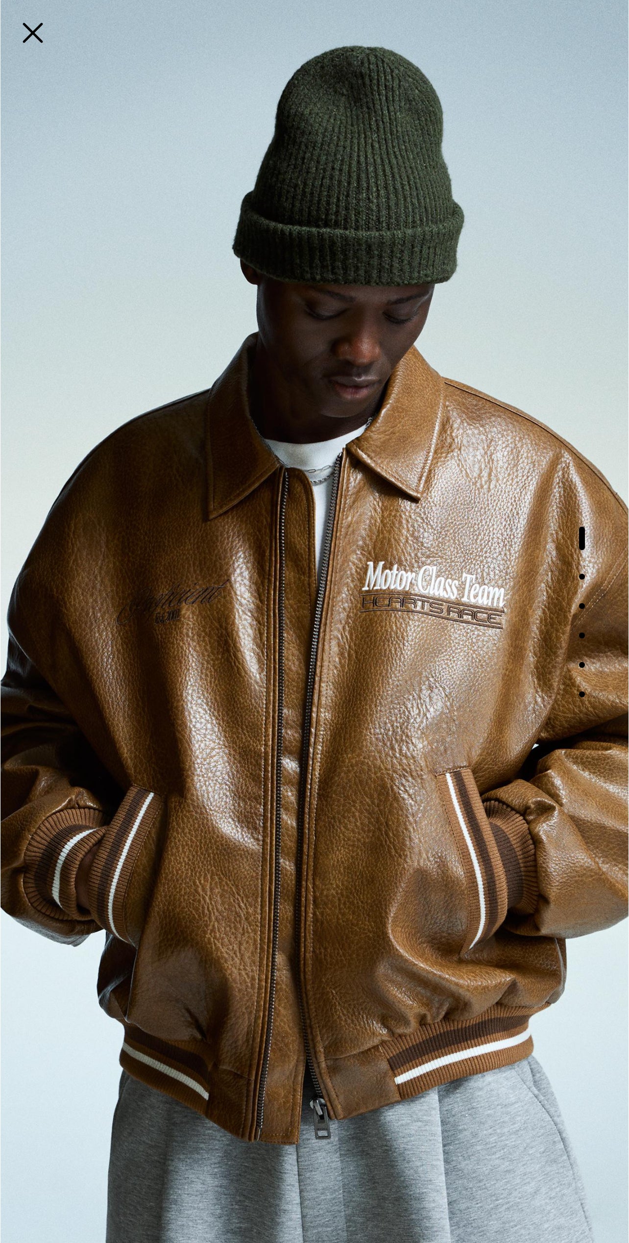 Bershka leather jacket