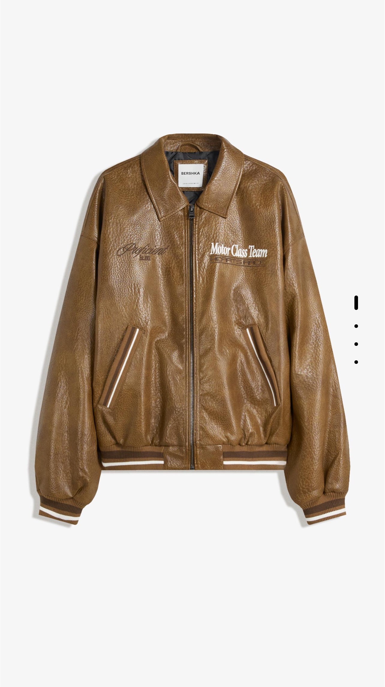 Bershka leather jacket