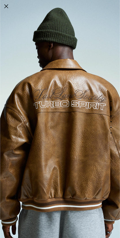 Bershka leather jacket