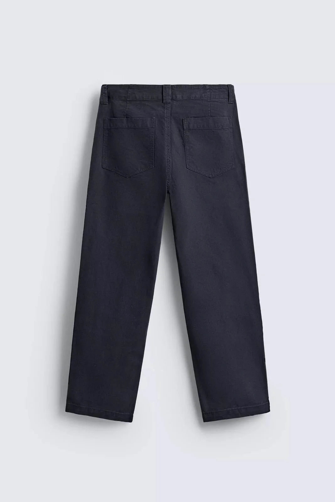 ZARA WASHED STRAIGHT-LEG TROUSERS