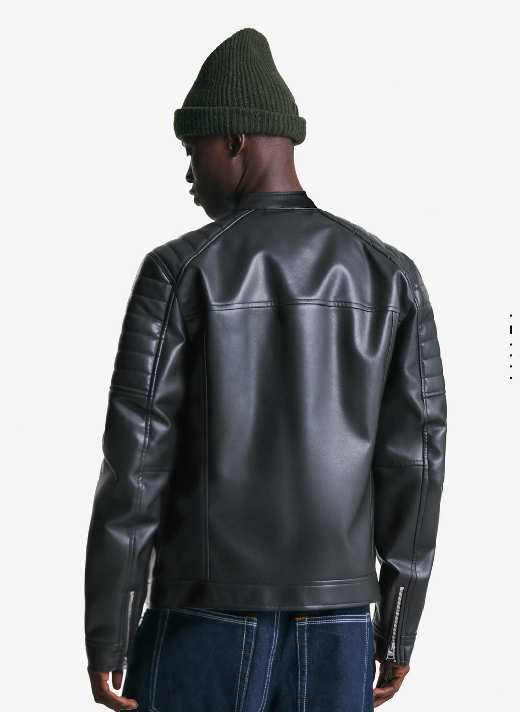 Bershka leather jacket