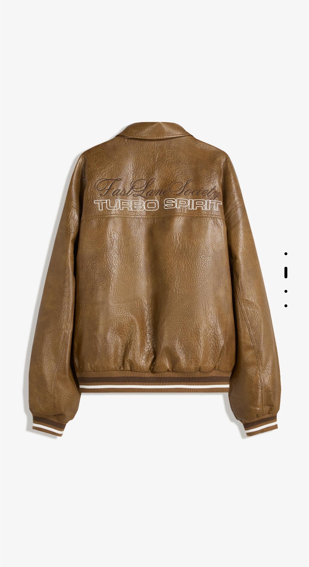 Bershka leather jacket