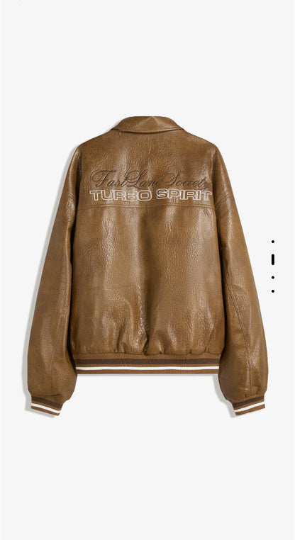 Bershka leather jacket