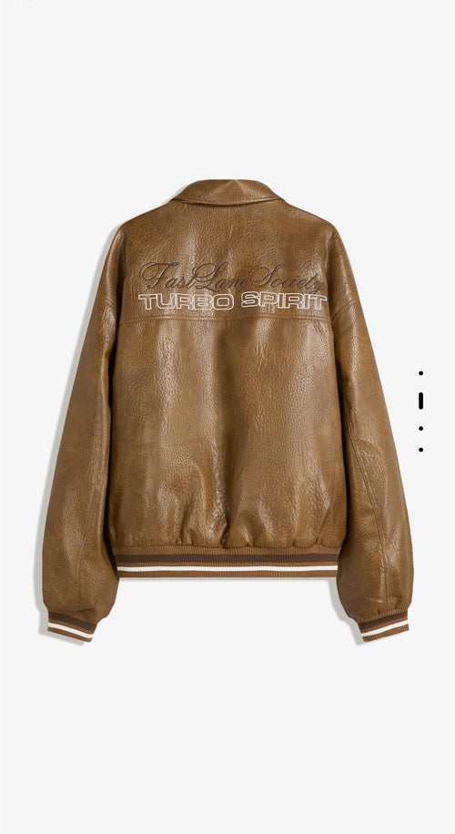 Bershka leather jacket