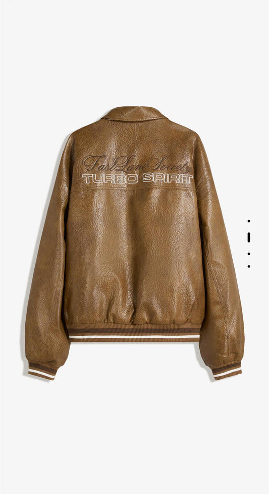 Bershka leather jacket