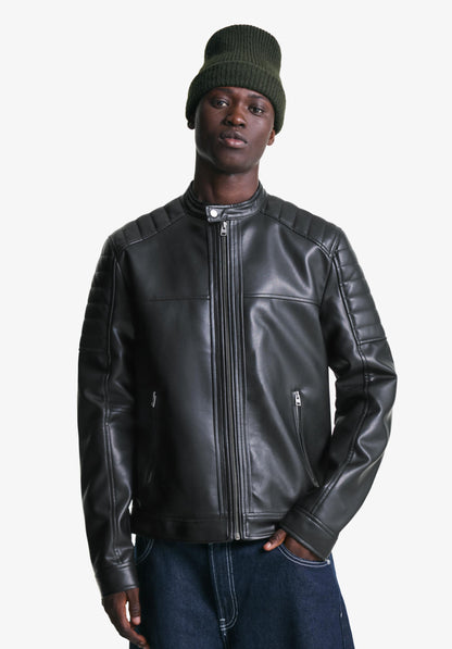 Bershka leather jacket