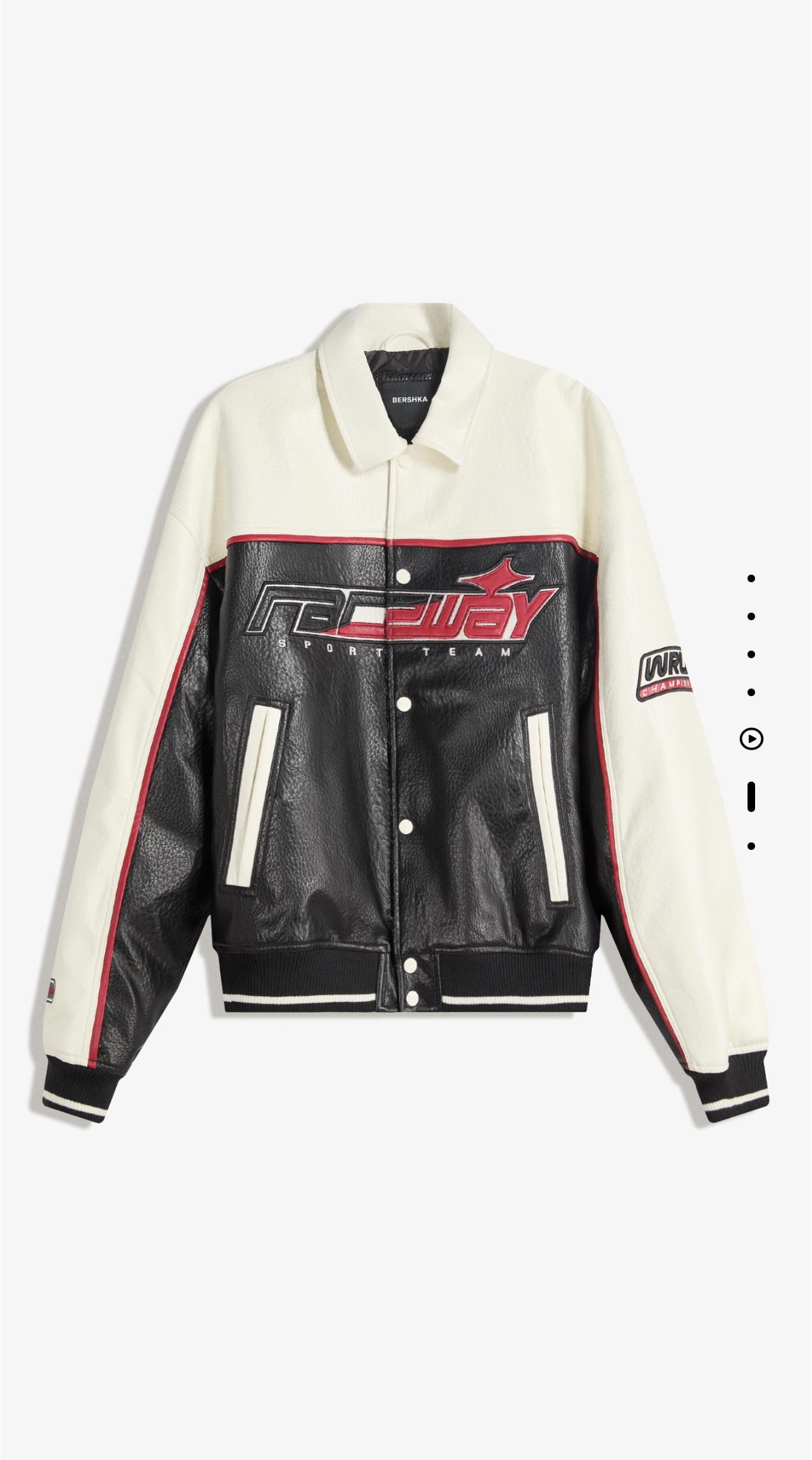 Bershka leather jacket