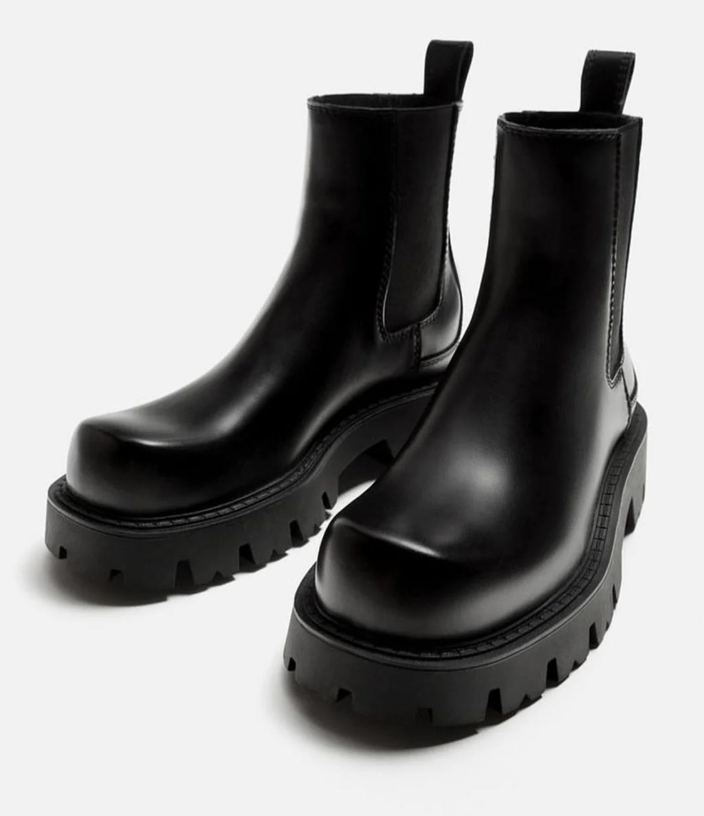Zara chunky boots