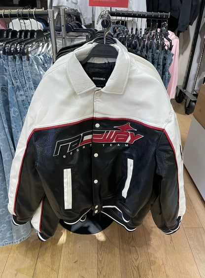 Bershka leather jacket