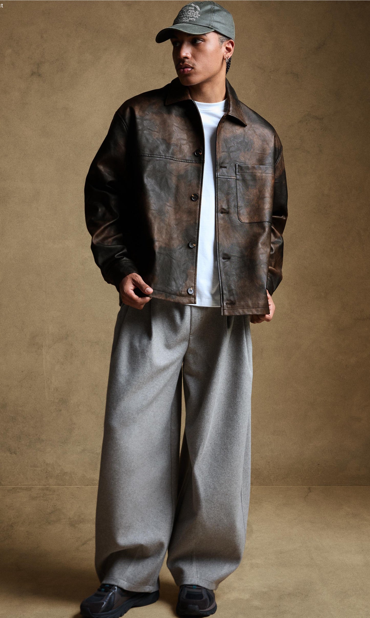 Bershka leather jacket