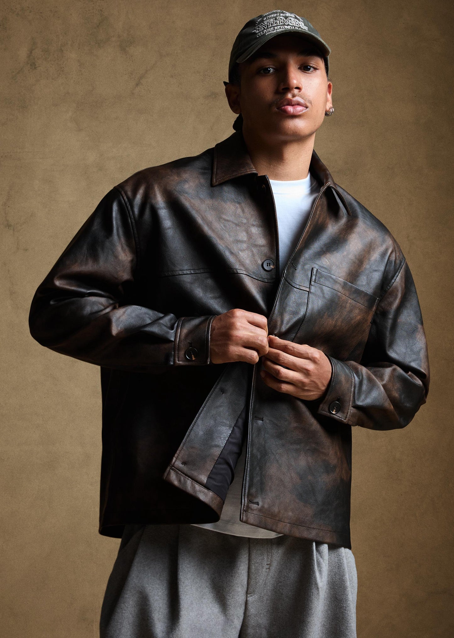 Bershka leather jacket