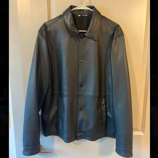 Zara leather jacket